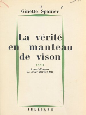 cover image of La vérité en manteau de vison